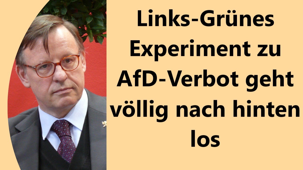 H. Martensteins Rede gegen Verbot verbreitet sich rasant - Linke werden ignoriert