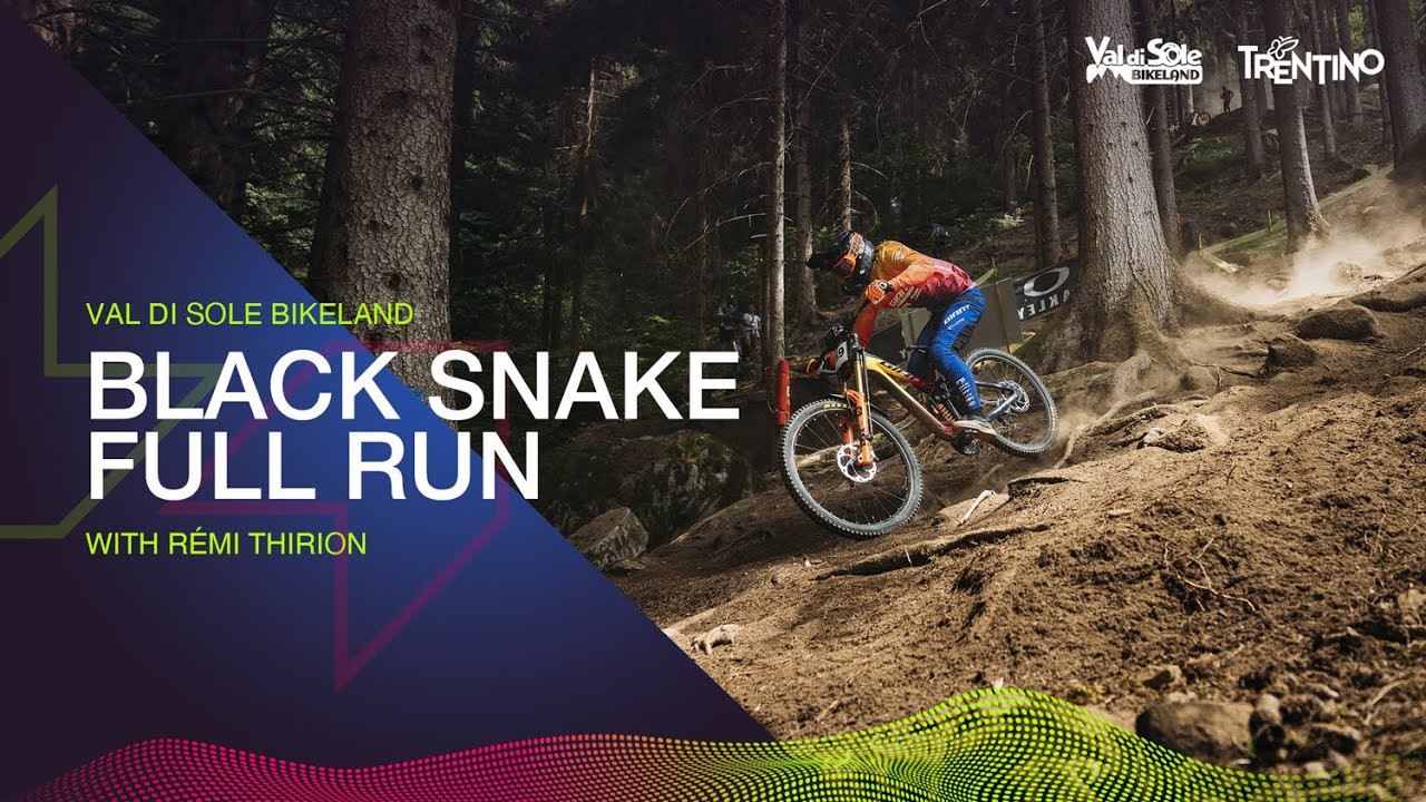 Full run on the Black Snake with Rémi Thirion // Val di Sole World Cup 2023