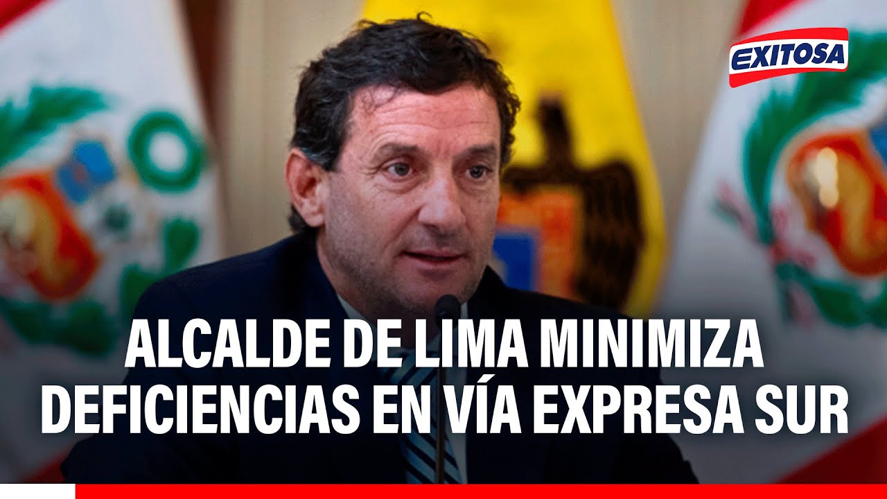 🔴🔵 Alcalde de Lima sobre Vía Expresa Sur: "Se ha venido entregando en etapas"
