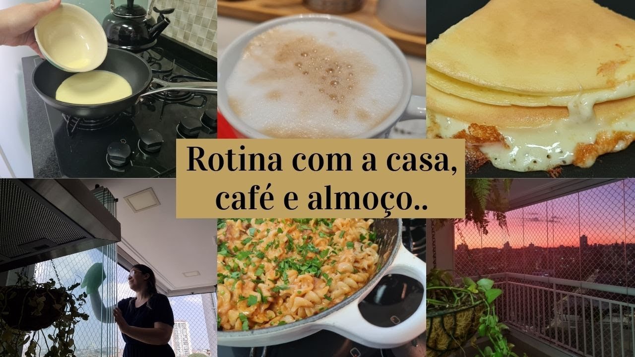 VLOG DE ROTINA - ORAÇÃO DE GRATIDÃO | CAFÉ TRANQUILO | FAXINA NA VARANDA | ALMOÇO | MACARRÃO CREMOSO