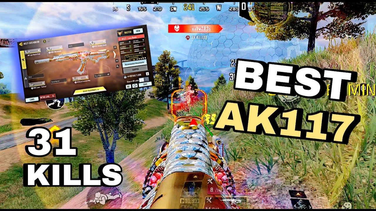 BEST FREE MYTHIC AK117 LAVA REMIX LAYOUT | 31 KILLS SOLO VS SQUAD COD MOBILE BATTLE ROYAL
