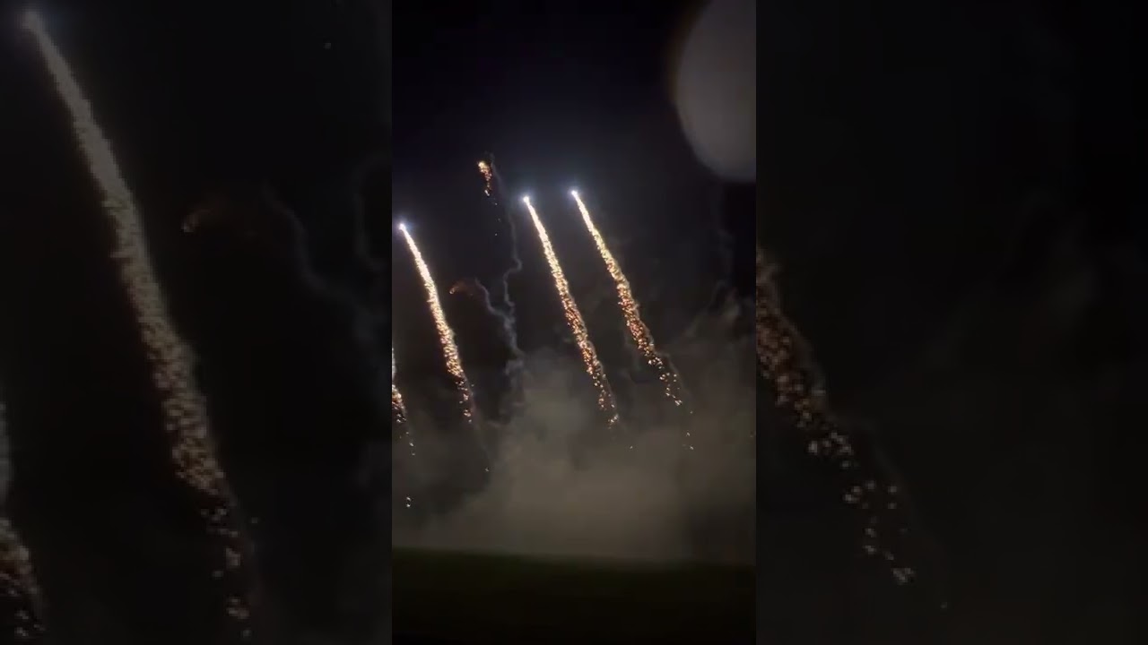 Greatest showman - never enough wedding fireworks