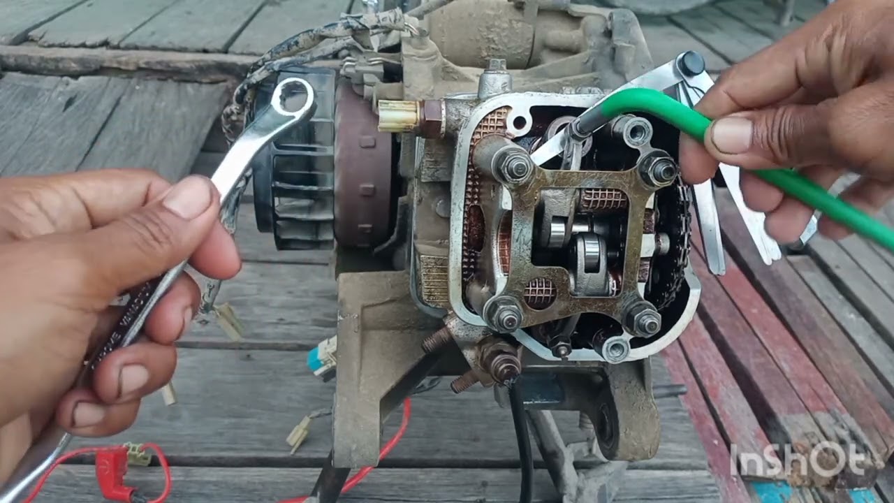 CARA MENYETEL UKURAN CELAH KLEP YAMAHA MIO M3 125 YG BAIK DAN BENAR.