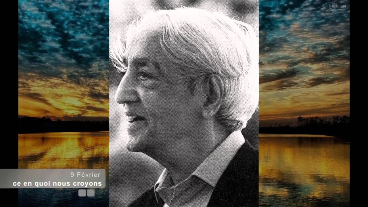 Jiddu Krishnamurti - Le livre de la méditation et de la vie - Février Partie 1