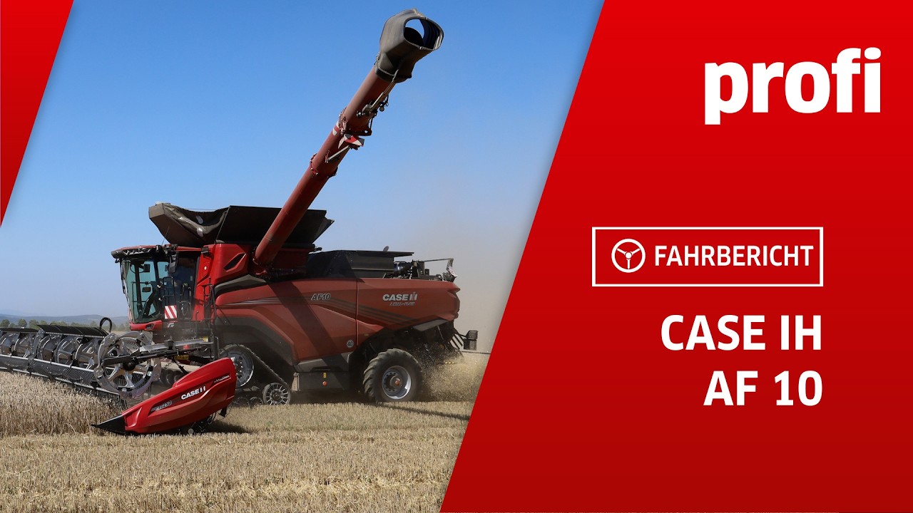 M&auml;hdrescher Case IH AF 10 | profi #Fahrbericht