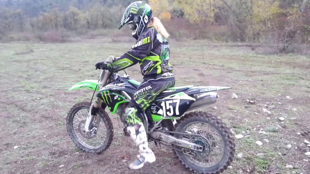 Motocross girl monster energy