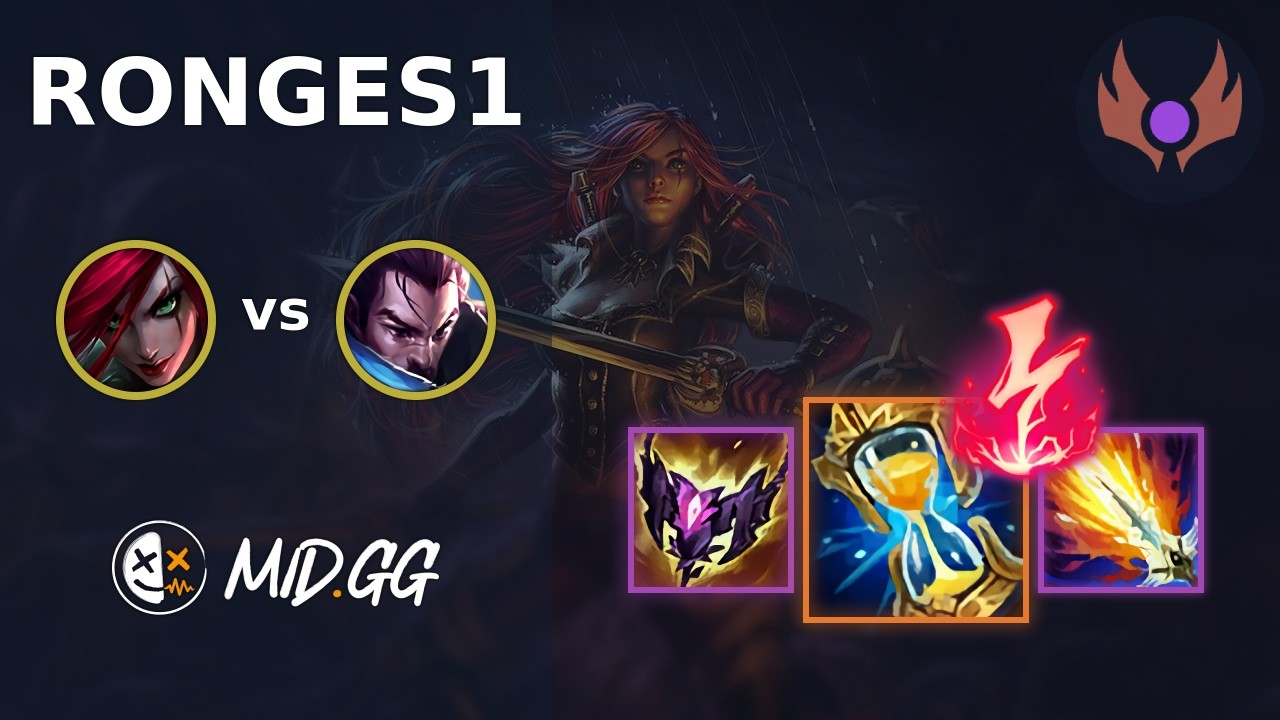 MID.GG: [ Ronges1 ] Katarina MID vs Yasuo | EUW MASTER | LOL Season 2026