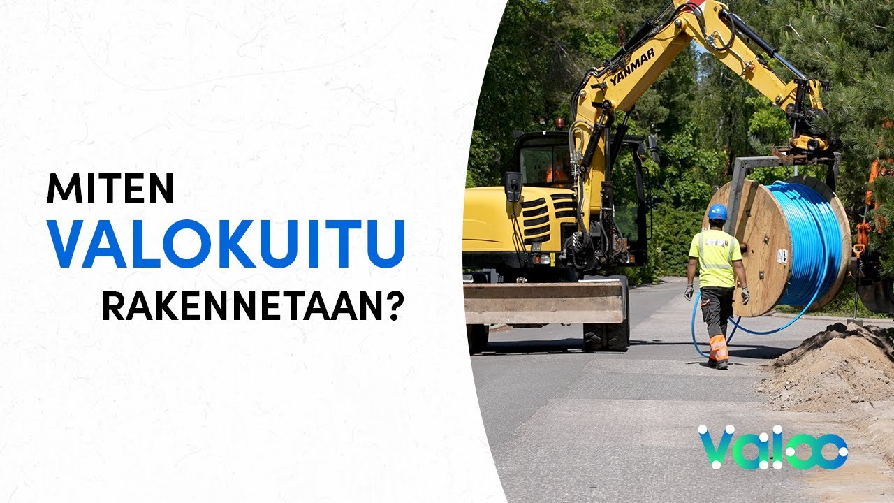 N&auml;in Valoon valokuitu tuodaan kotiisi