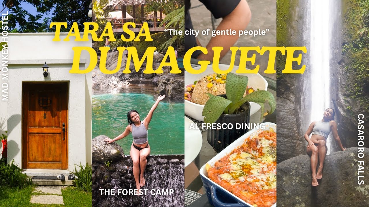 DUMAGUETE 2024: P164 per NIGHT NA HOSTEL?? | CASARORO FALLS, THE FOREST CAMP, WHERE TO EAT??