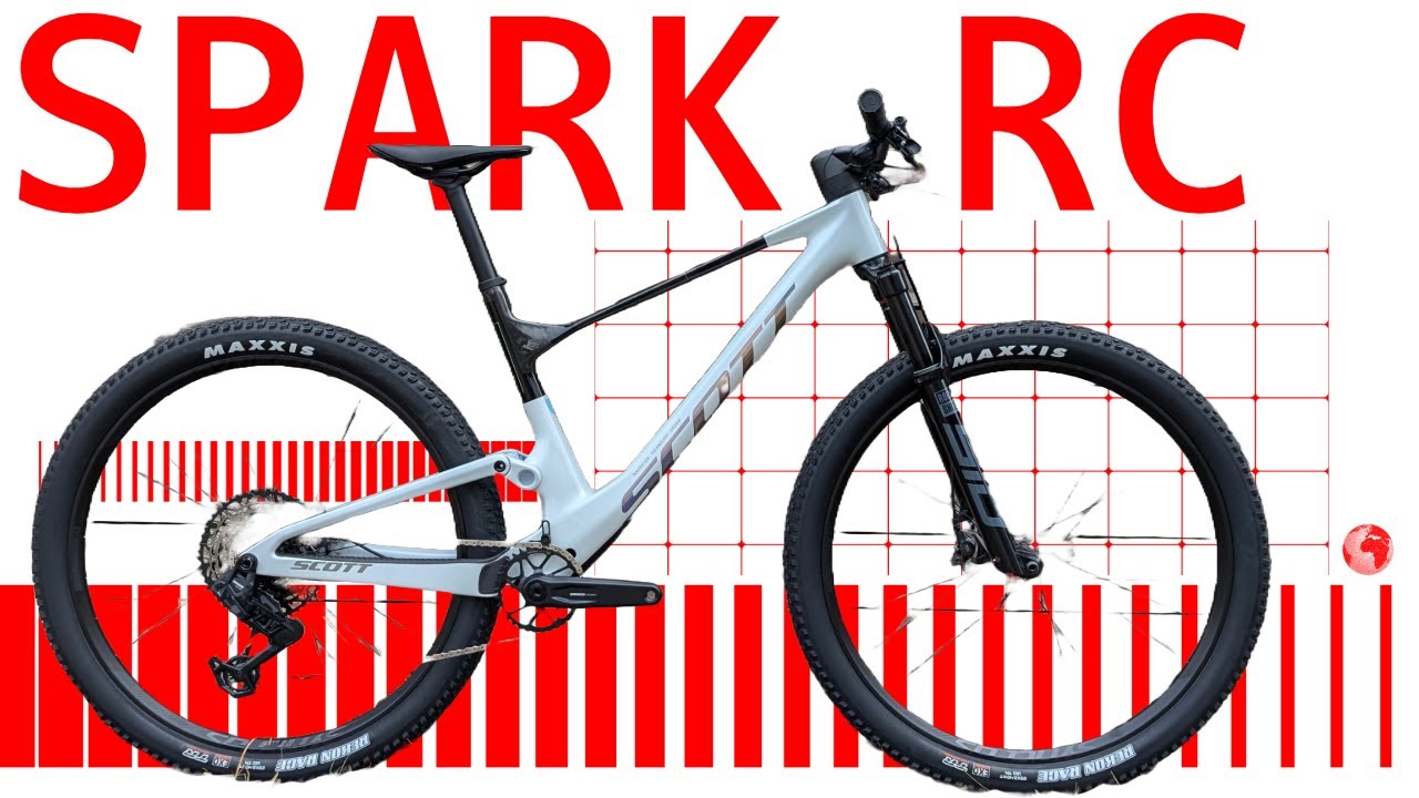 🚀 2025 Scott Spark RC Team Issue | Cumulus White & Carbon Black | Ultimate XC Race Bike!