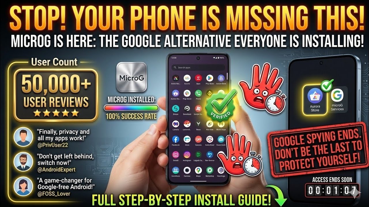 MicroG: установка на любой Android 2024