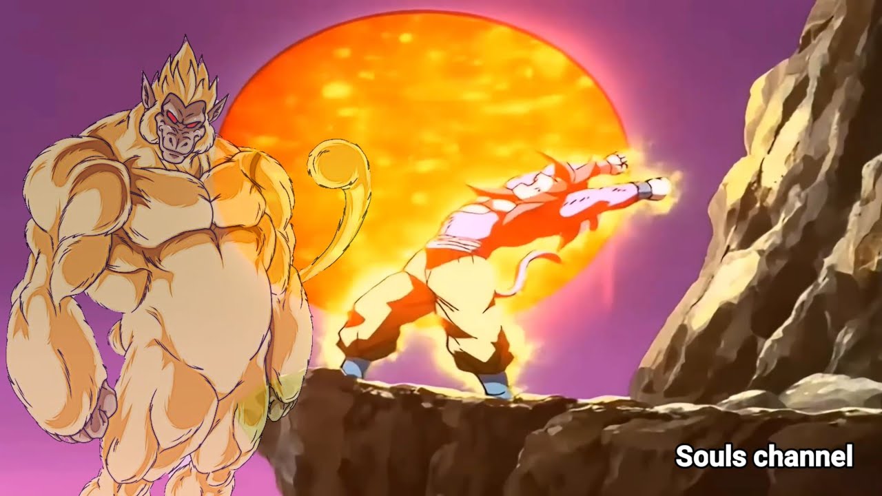 Dragon ball gt: Goku scimmione dorato si trasforma in ssj4 ita full hd