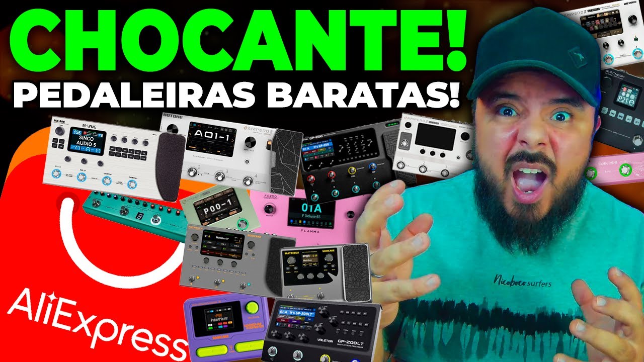 É AGORA! PEDALEIRAS BARATAS NO ALIEXPRESS E JÁ NO BRASIL! SAIBA COMO COMPRAR!!!