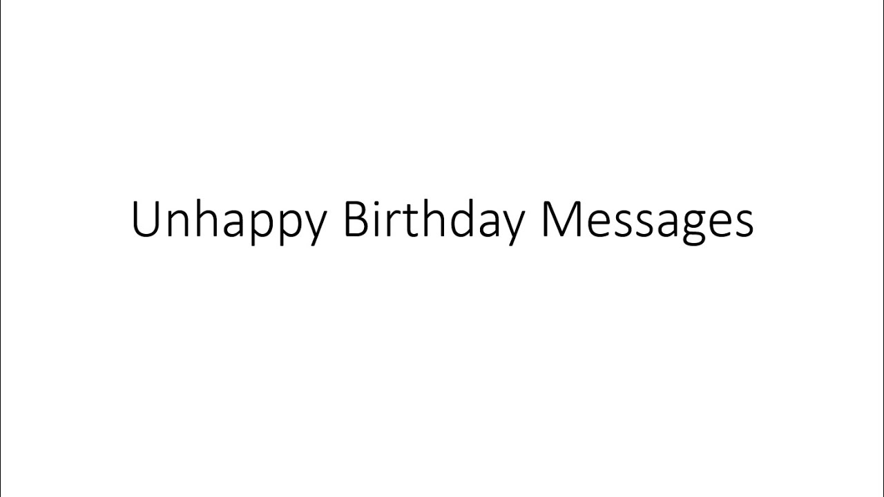 Michael Rants S7 #38: Unhappy Birthday Messages