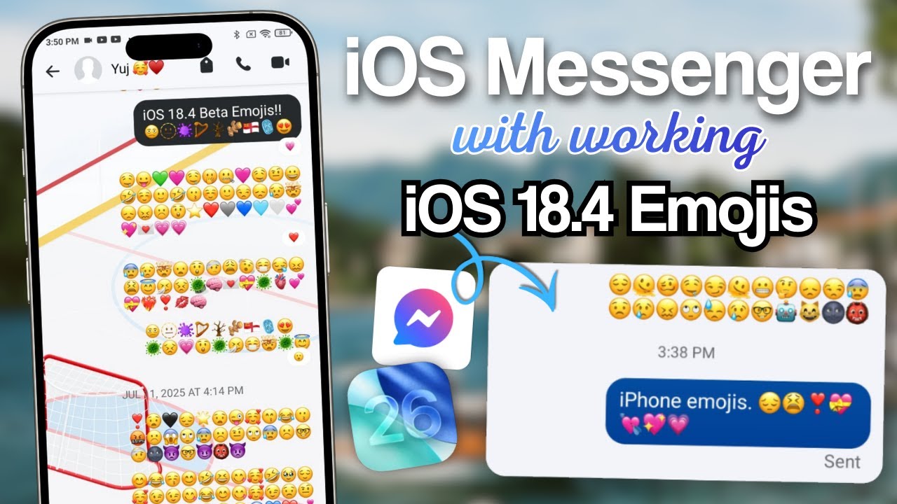 iOS Messenger with iOS Emojis 2026 UPDATE on Android