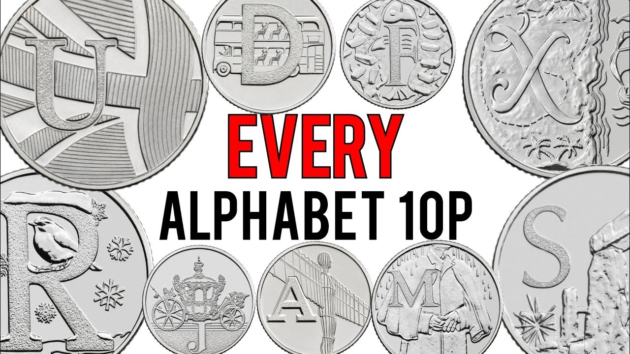 Every Alphabet 10p - Mintage & Value