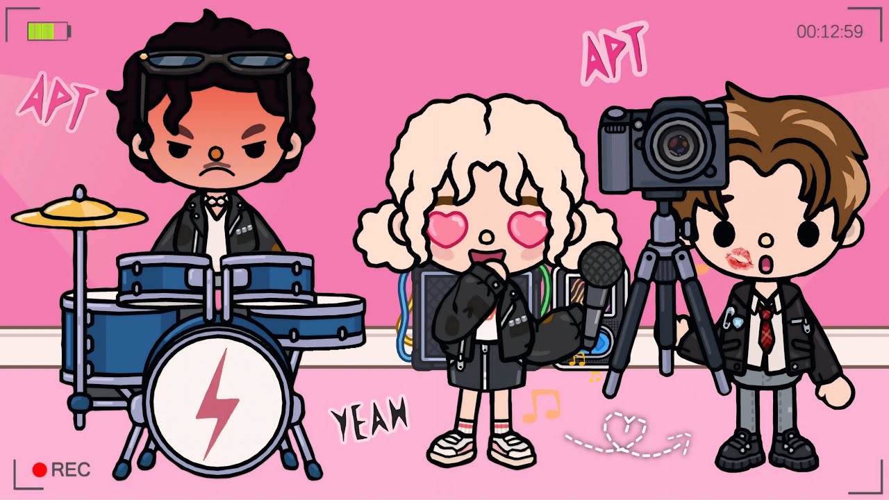Rosè Fell In Love With Me While Filming «APT»😳💘🎬 | Toca Boca x BLACKPINK | #tocaboca #blackpink
