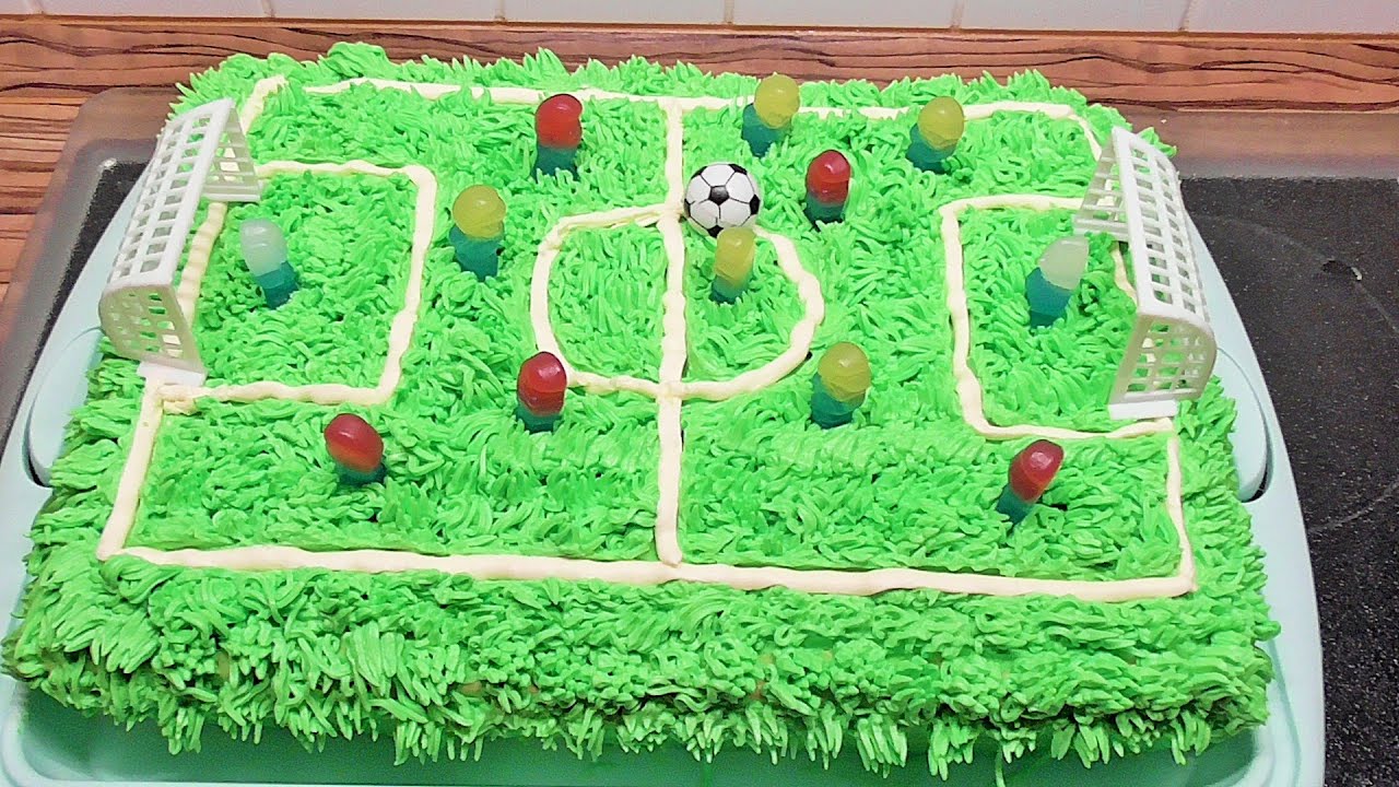 Fußballfeld Torte