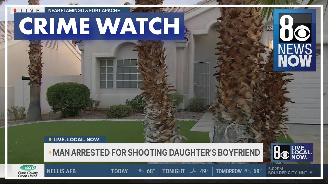 Man arrested for shooting, killing daughter's boyfriend in southwest Las Vegas