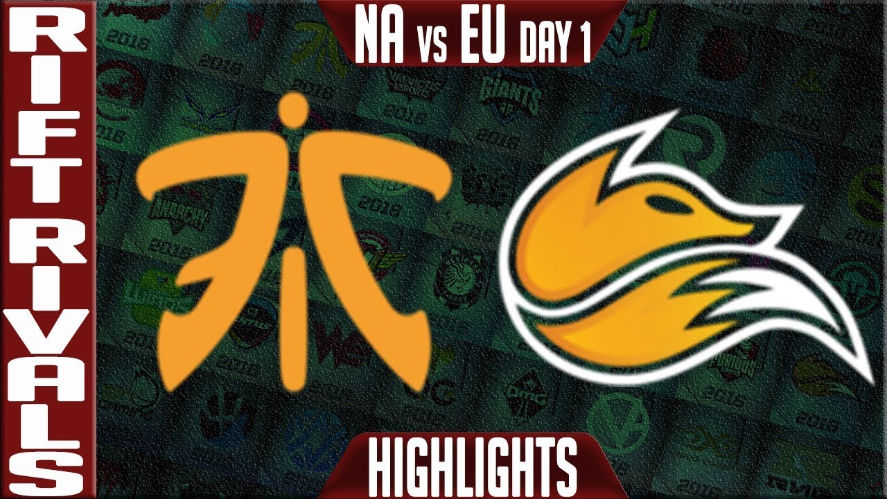 FNC vs FOX Highlights | Rift Rivals 2018 NA vs EU Day 1 Groups | Fnatic vs Echo Fox