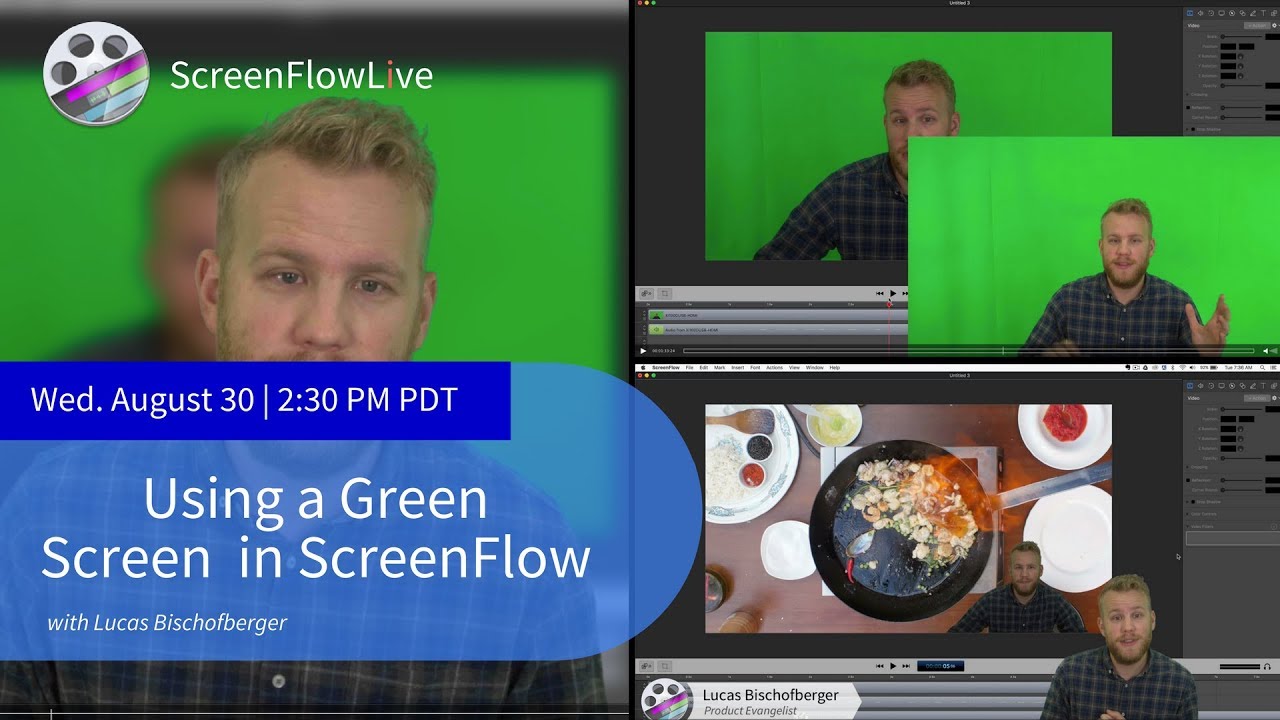 Using a Green Screen in ScreenFlow