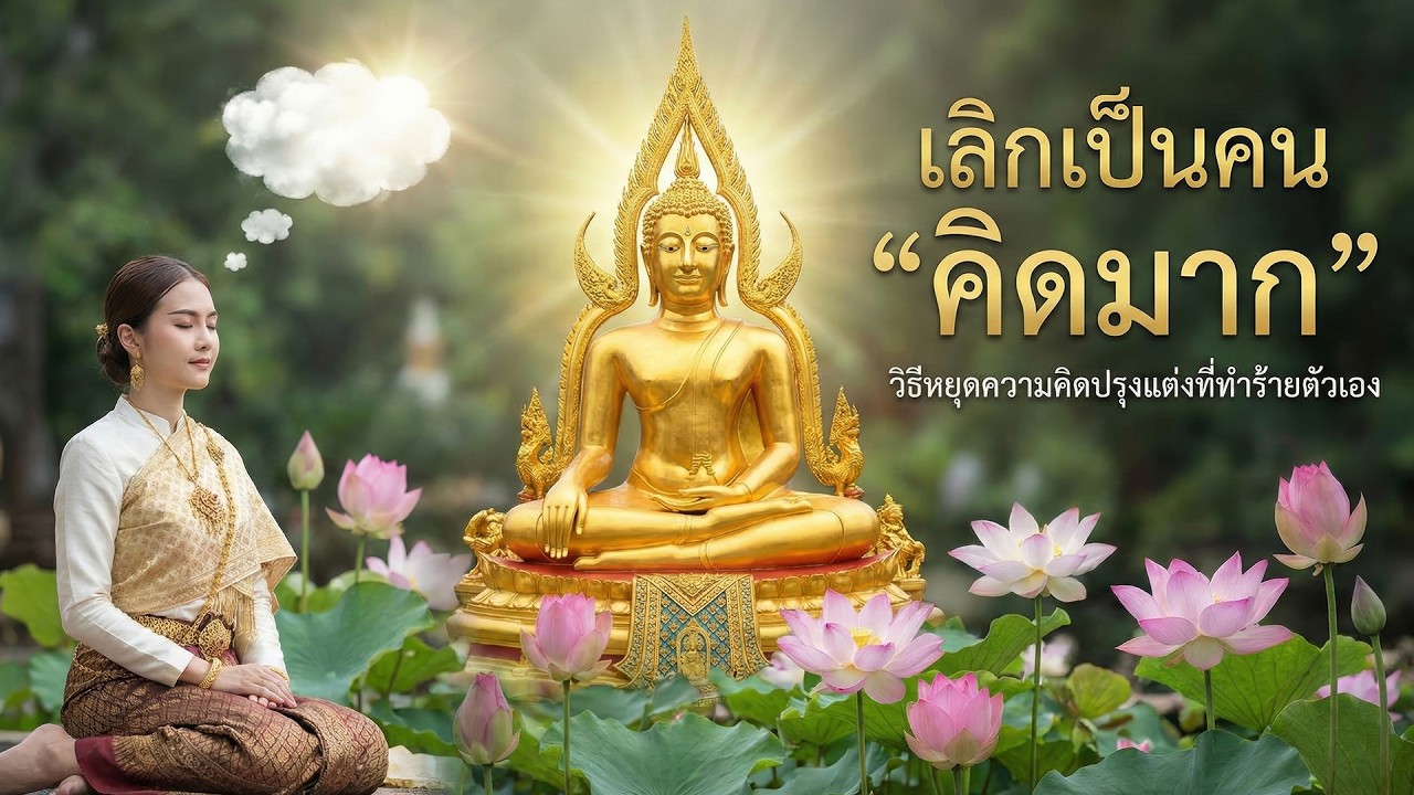 เลิกคิดมาก! 🧠 วิธีหยุดความคิดปรุงแต่ง & ค้นพบความหมายที่แท้จริงของชีวิต #วิธีหยุดคิดมาก #สุขภาพจิต
