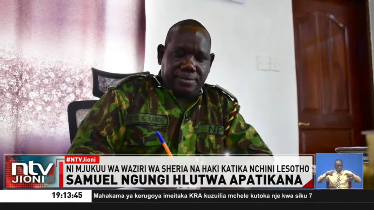 Mjukuu wa waziri wa sheria na haki katika nchi ya Lesotho, apatikana baada ya siku kadhaa za kupotea