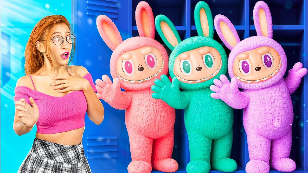 ¡De Nerd a Muñeca LABUBU! / ¡Cómo Volverse Popular en Labubu College!