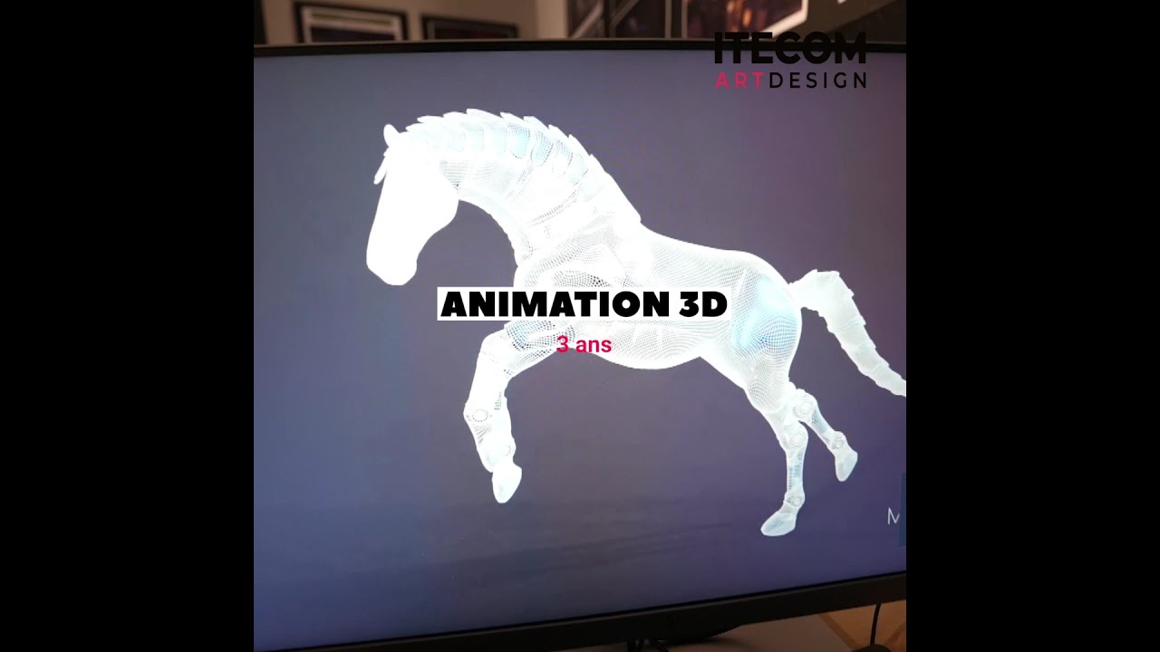 Formation animation 3D - Jeux vid&eacute;o - 3 ans