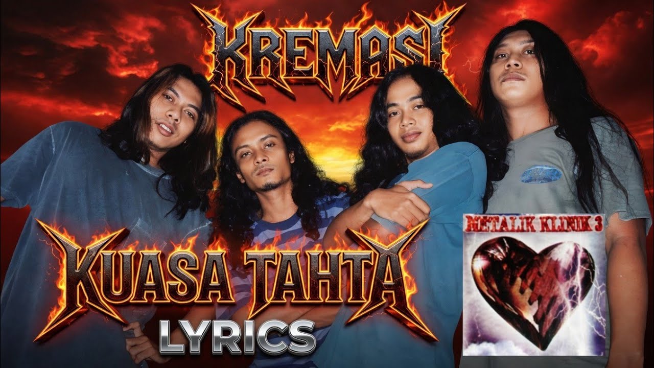 KREMASI - Kuasa Tahta + Lyrics (Metalik Klinik 3) Band Metal Underground Indonesia