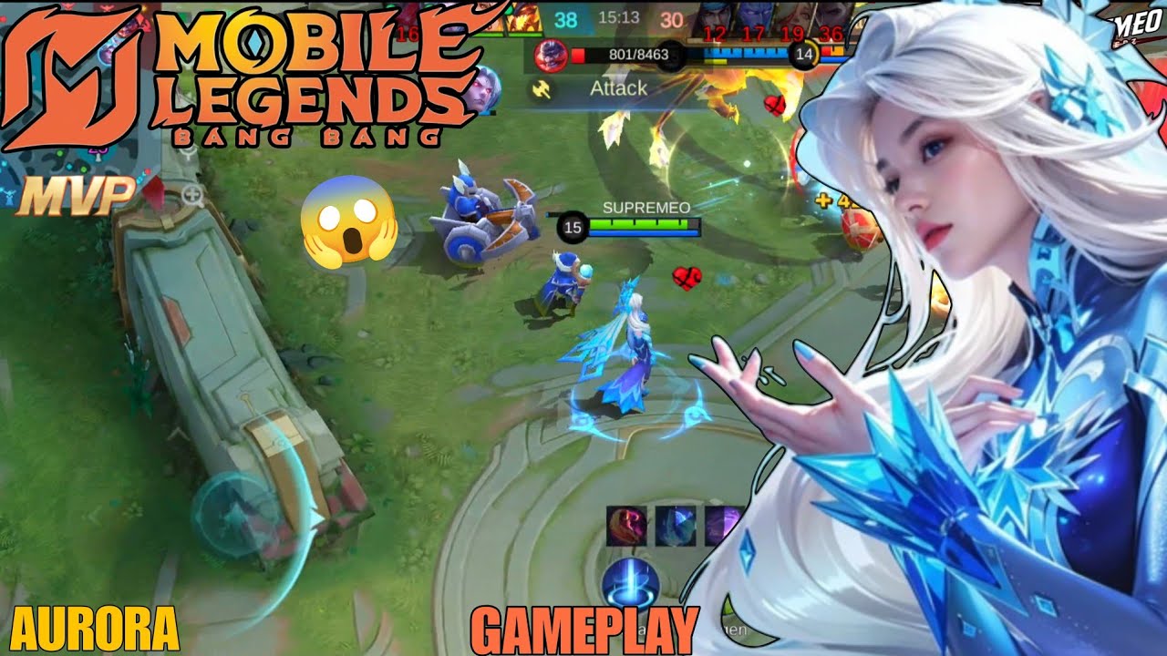 [AURORA] Mobile Legends Bang Bang MLBB Gameplay on Android  Best Moba Game For Mobile |Download Moba