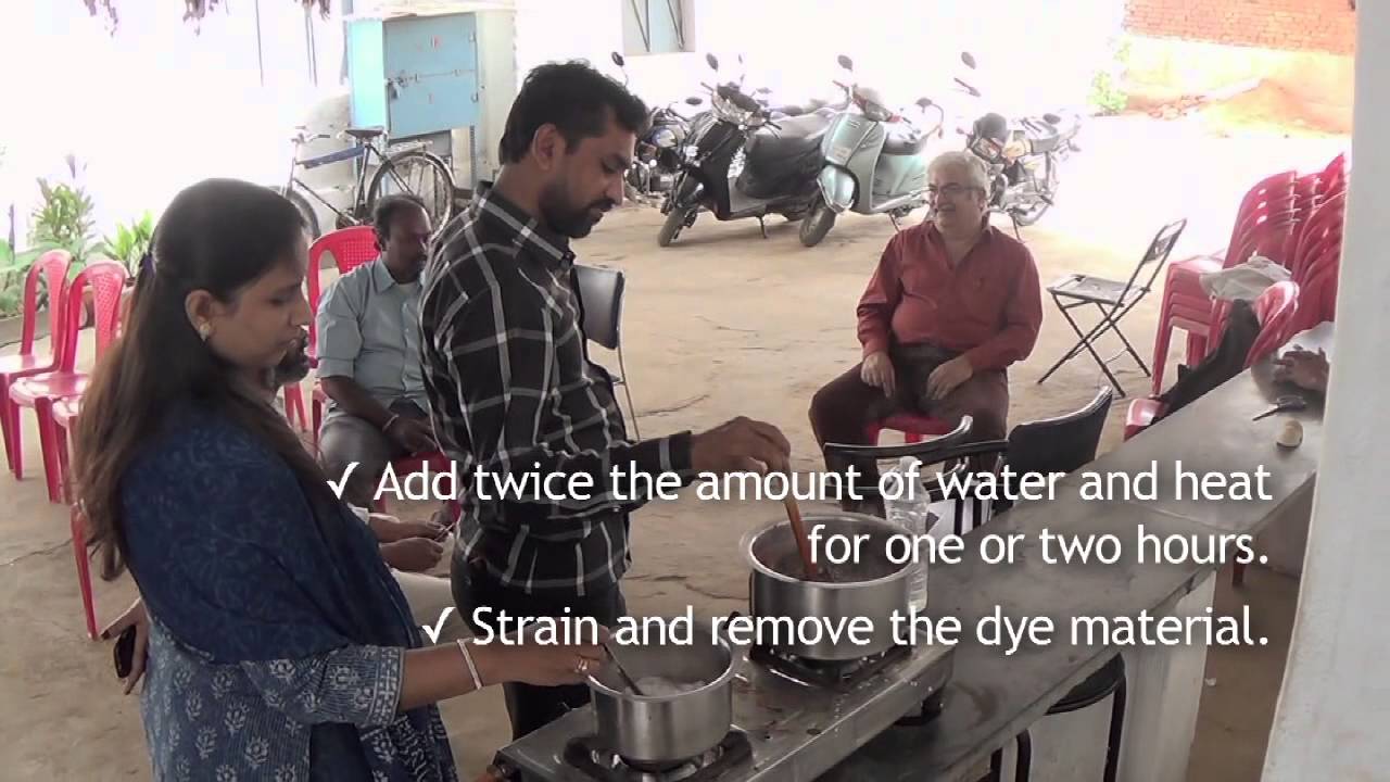 Natural Dye Workshop, Maya Organic India