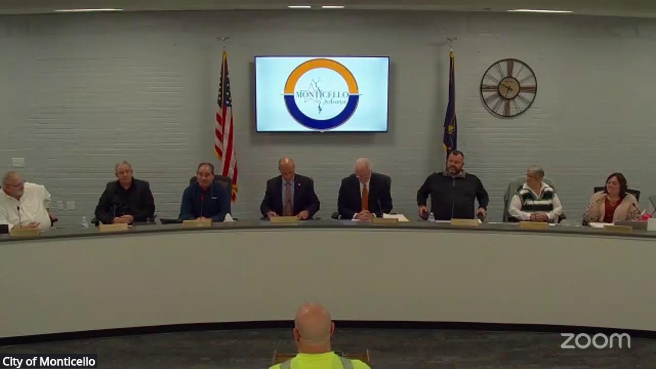 City of Monticello BOW & Council Meeting