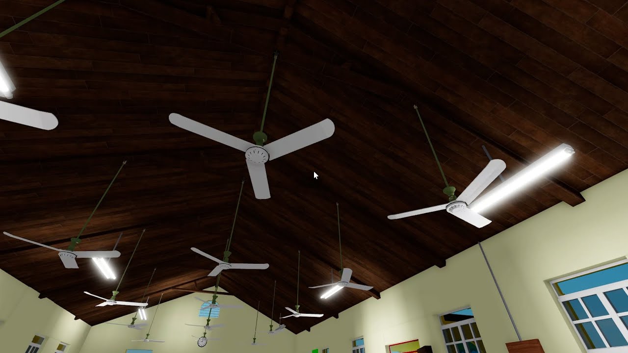 Roblox, Ceiling Fan House: CASA DE VENTILADORES DE TETO