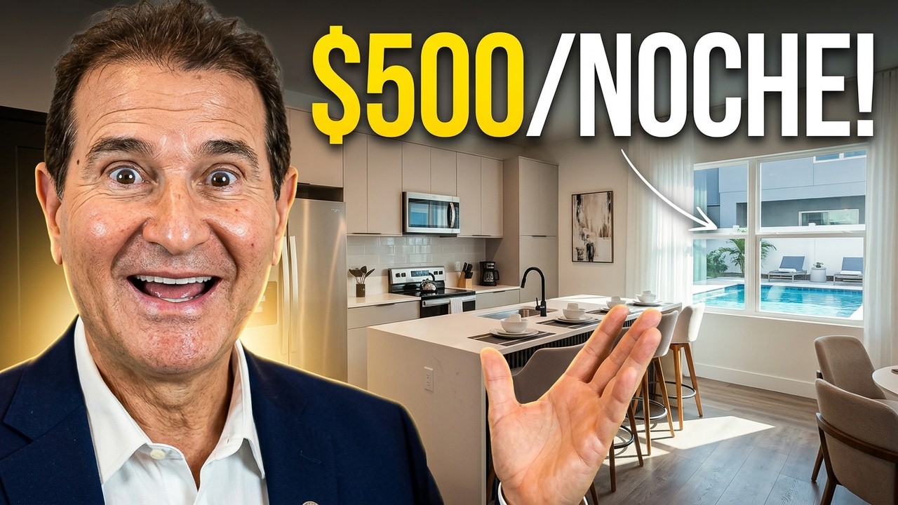 🏠 Tour Completo: Townhome $645K en Orlando | 5BD/4.5BA | Genera $200-$500/Noche | Jose Djorki