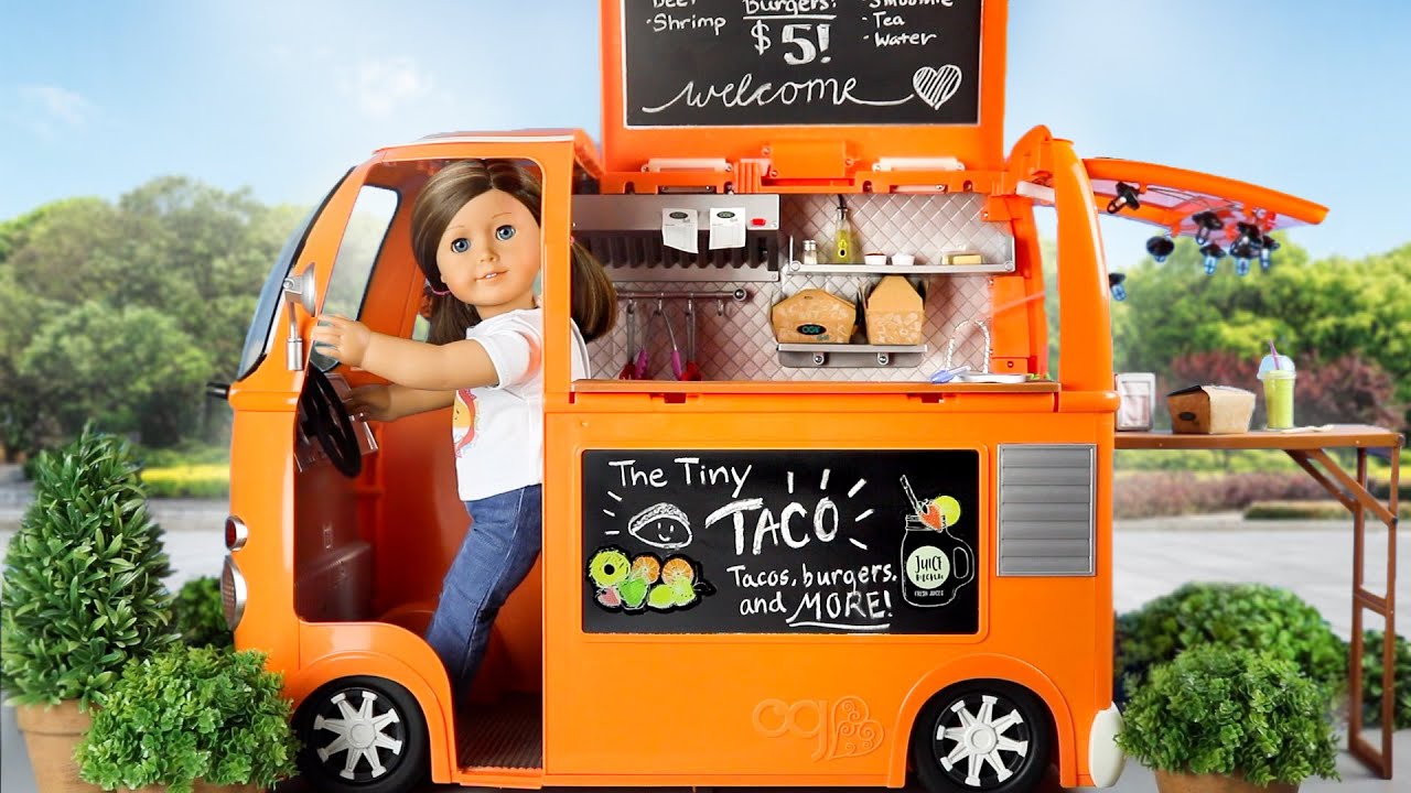 OG's Grill to Go Food Truck ~ Our Generation Playset ~ Doll Taco Truck