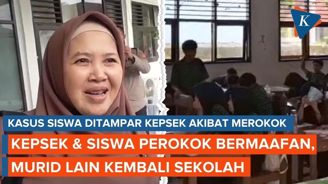 Kepsek SMAN 1 Cimarga dan Siswa yang Ditampar Bermaafan, Murid-murid Lain Kembali Sekolah