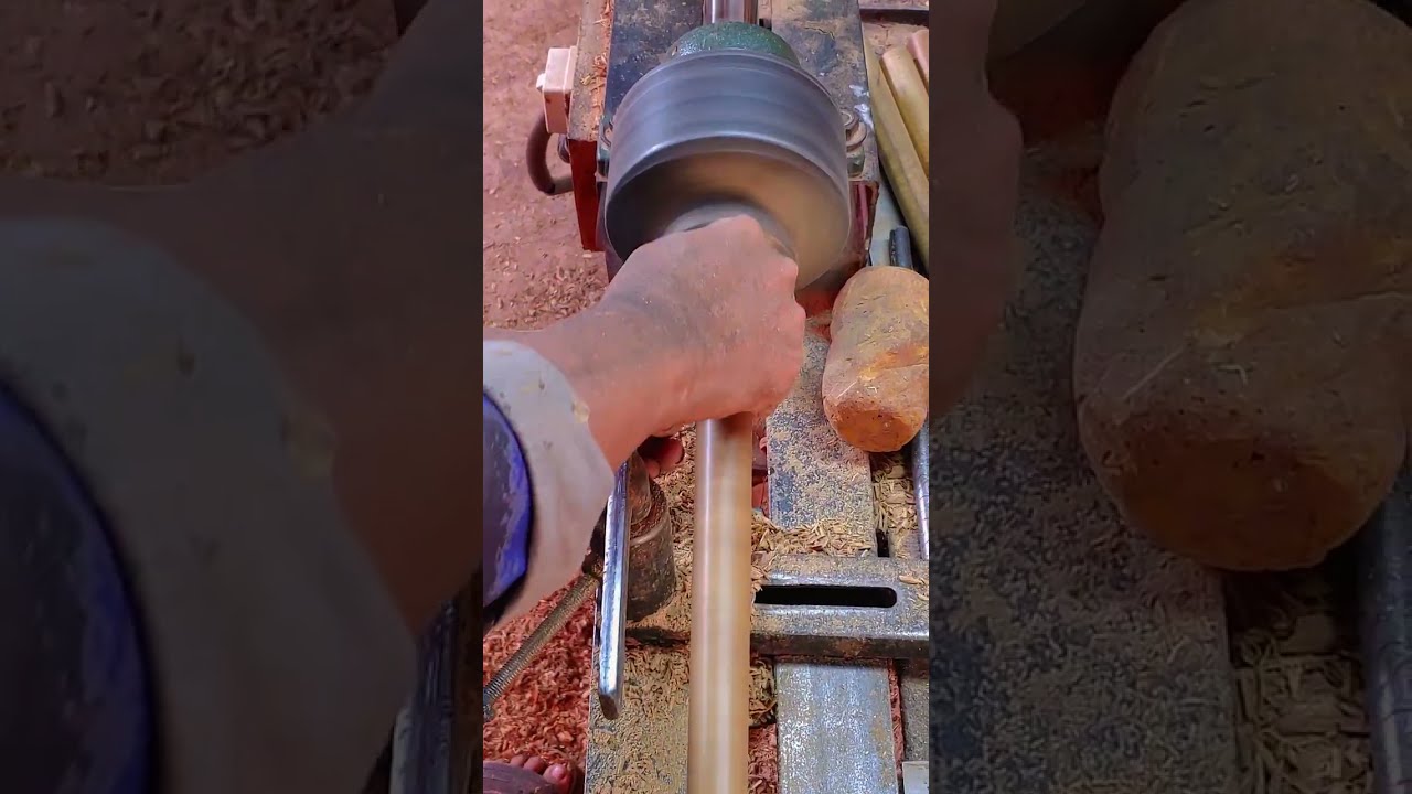 Wood Stick Turning Art