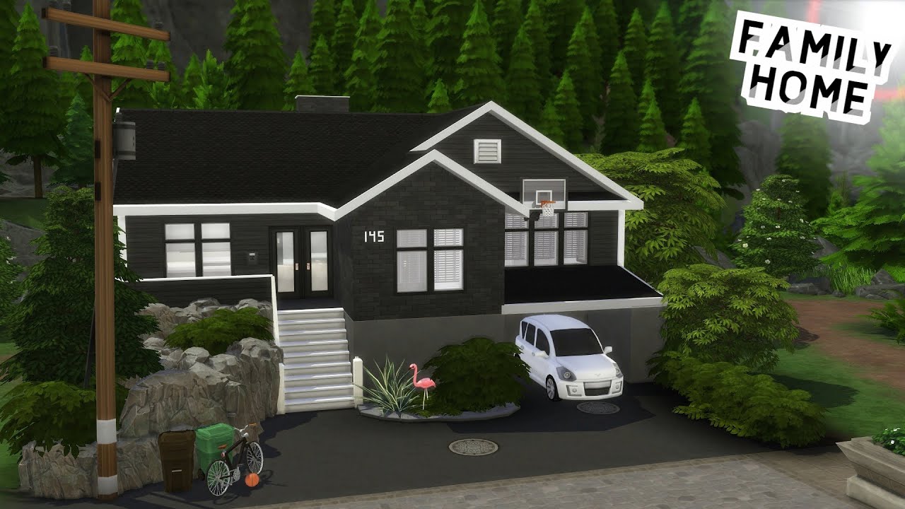 SIMPLE FAMILY HOME | NoCC | The Sims 4 Speed Build