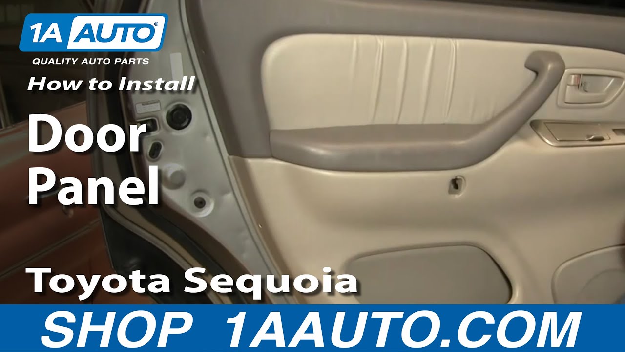 Как снять переднюю дверную панель Toyota Sequoia 01-04