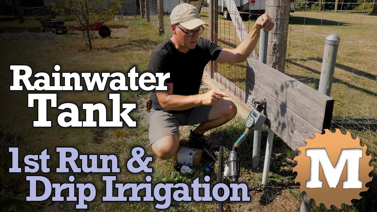 Rainwater Harvesting Tank - Drip Irrigation and Pump Problems