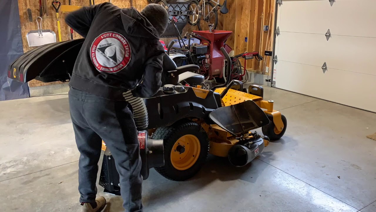 Cub Cadet ProZ 154 bagger install