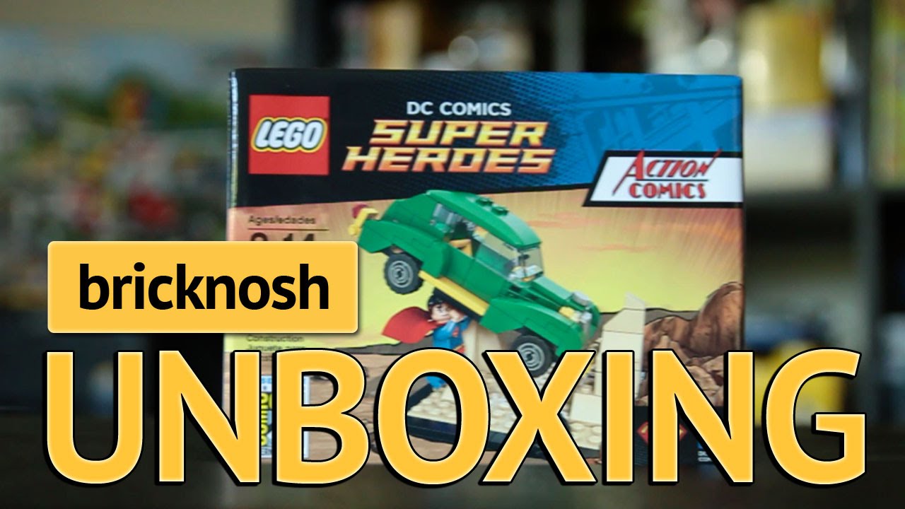 LEGO SDCC 2015 EXCLUSIVE Action Comics #1 Superman Unboxing