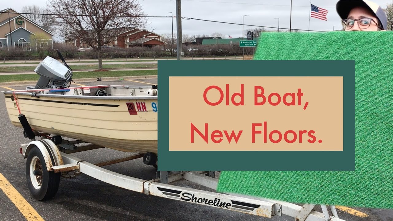 Replacing Floors on an Old 14 Foot Aluminum Boat - Boat Prep Part 1
