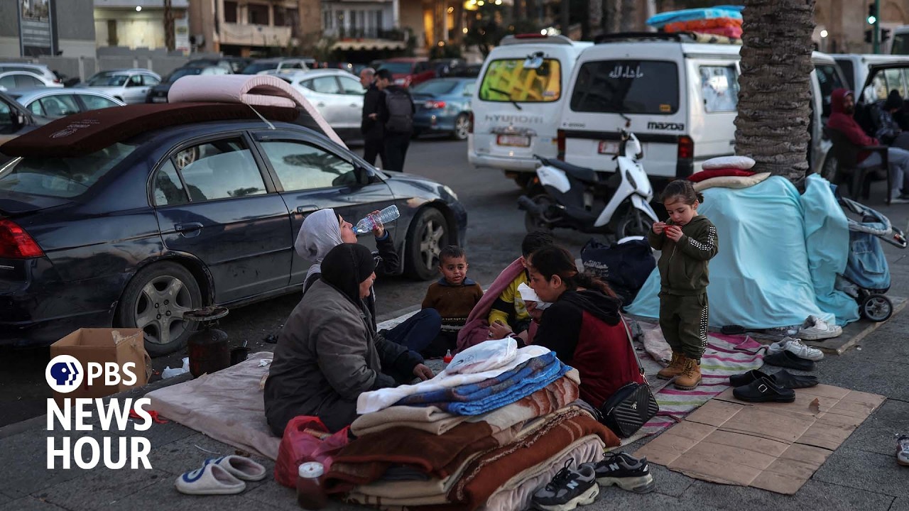 Migrants in Lebanon displaced again as Mideast conflict escalates