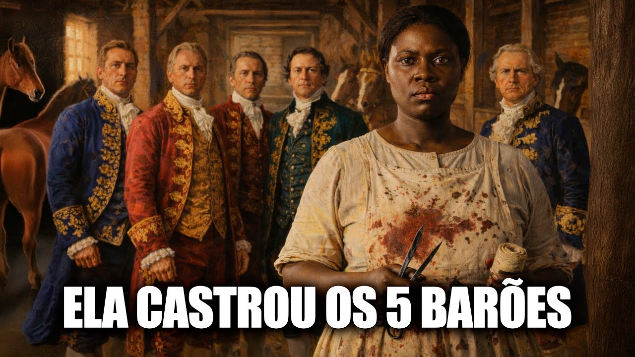 A ESCRAVA FOI ABUSADA MAS SE VINGOU E CASTROU OS 5 BARÕES EM 7 DIAS - SALVADOR 1830