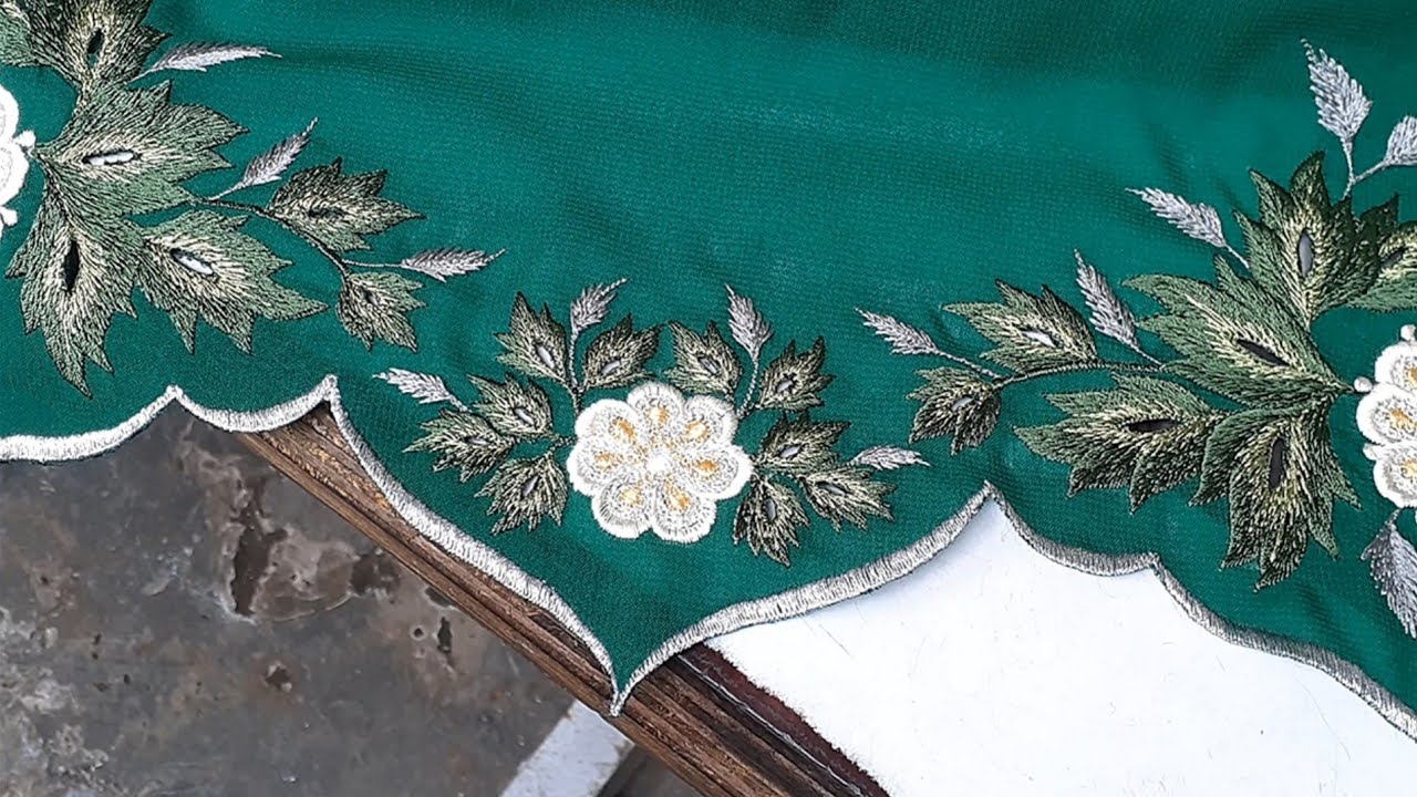 Various styles of embroidery designs for fabric side decoration, fashion, etc. Part 38