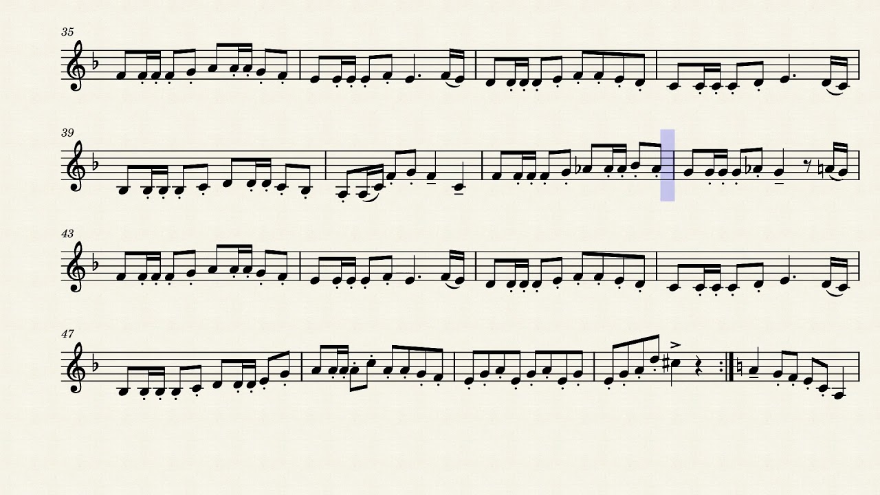 Kirby Dream Land Theme, Arr. for Trumpet