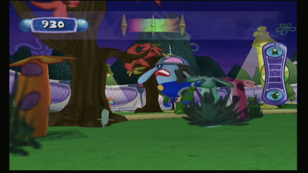 SpongeBob's Atlantis SquarePantis (Wii) Level 11 (SpongeBob's Director's Commentary)
