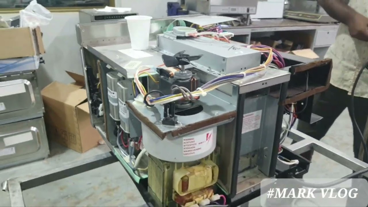 menumaster microwave oven, testing.